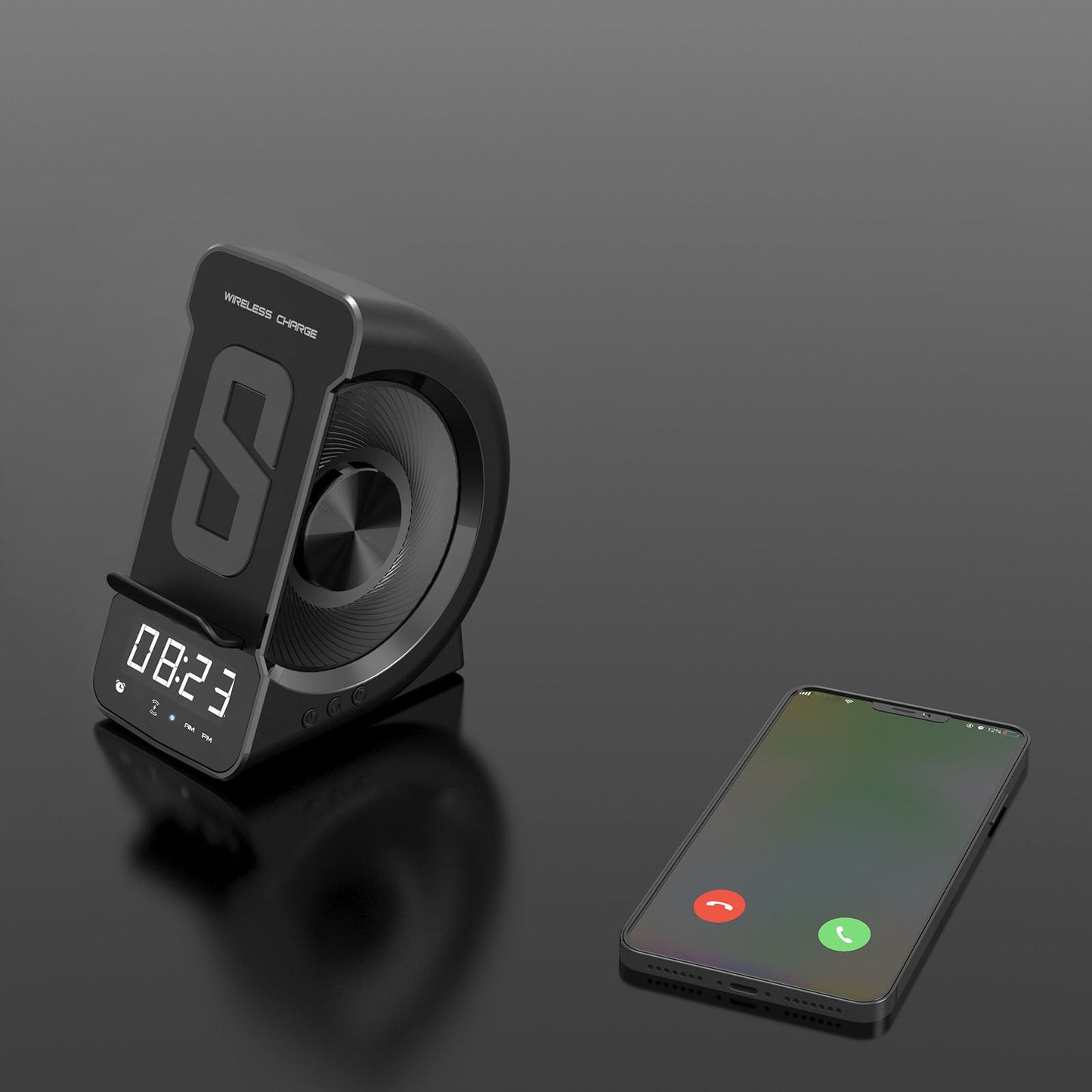 "Chubby" 3-in-1 Wireless Charger, Speaker, and Alarm Clock