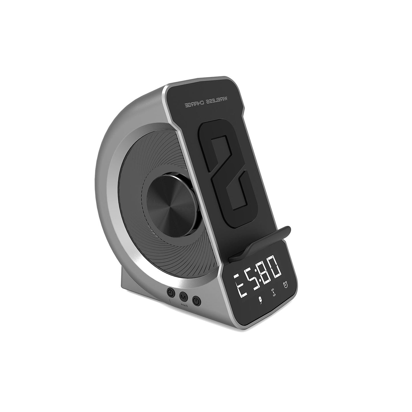 "Chubby" 3-in-1 Wireless Charger, Speaker, and Alarm Clock