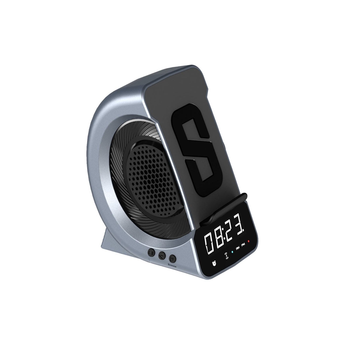 "Chubby" 3-in-1 Wireless Charger, Speaker, and Alarm Clock