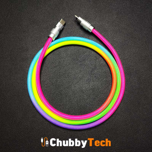 "Rainbow Chubby" Colorful Charge Cable