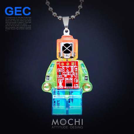 "Cyber Chic" Transparent Edition Necklace