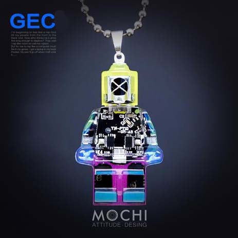 "Cyber Chic" Transparent Edition Necklace