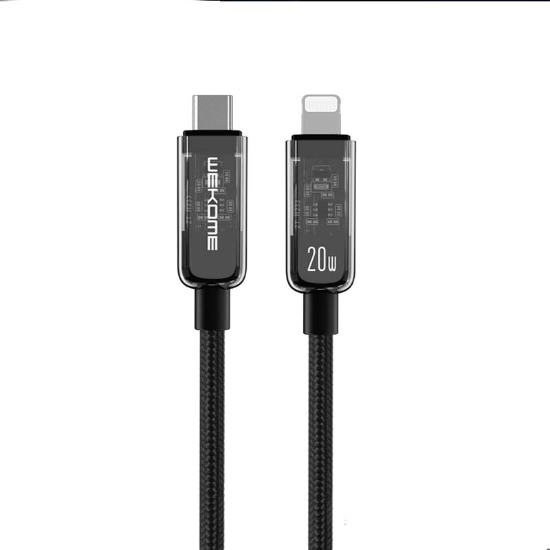 "See Through Me" Fast Charge Cable With Visual Dual Chip