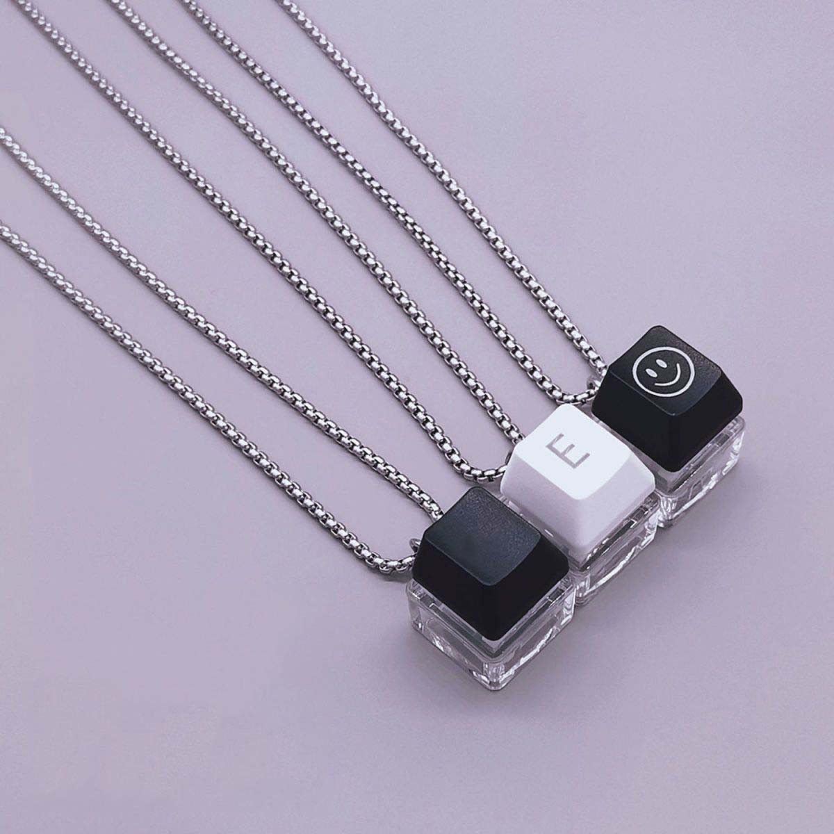 "Cyber Chic" Unzip Mechanical Keyboard Necklace