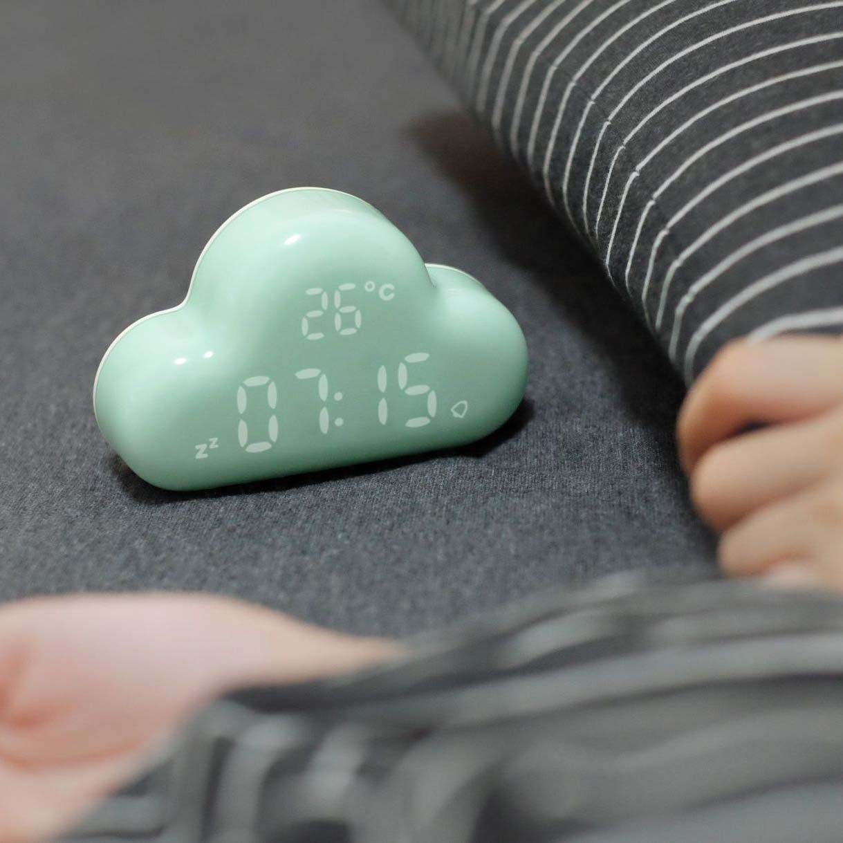 "Chubby" LED Digital Alarm Clock With Time And Temperature