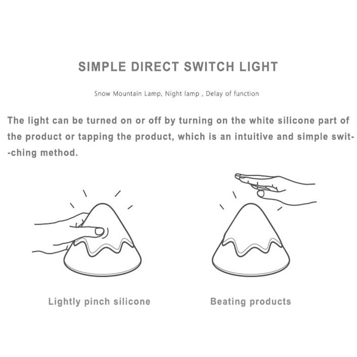 "Chubby" Mountain Baby Nightlight