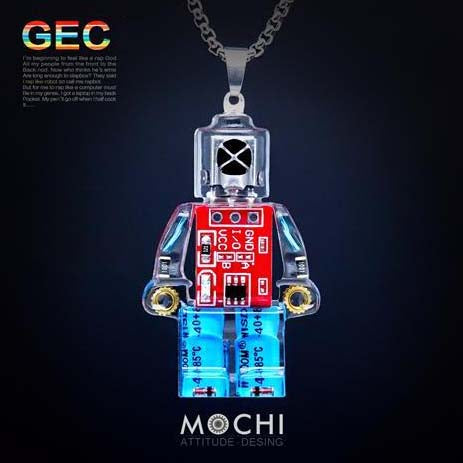 "Cyber Chic" Transparent Edition Necklace