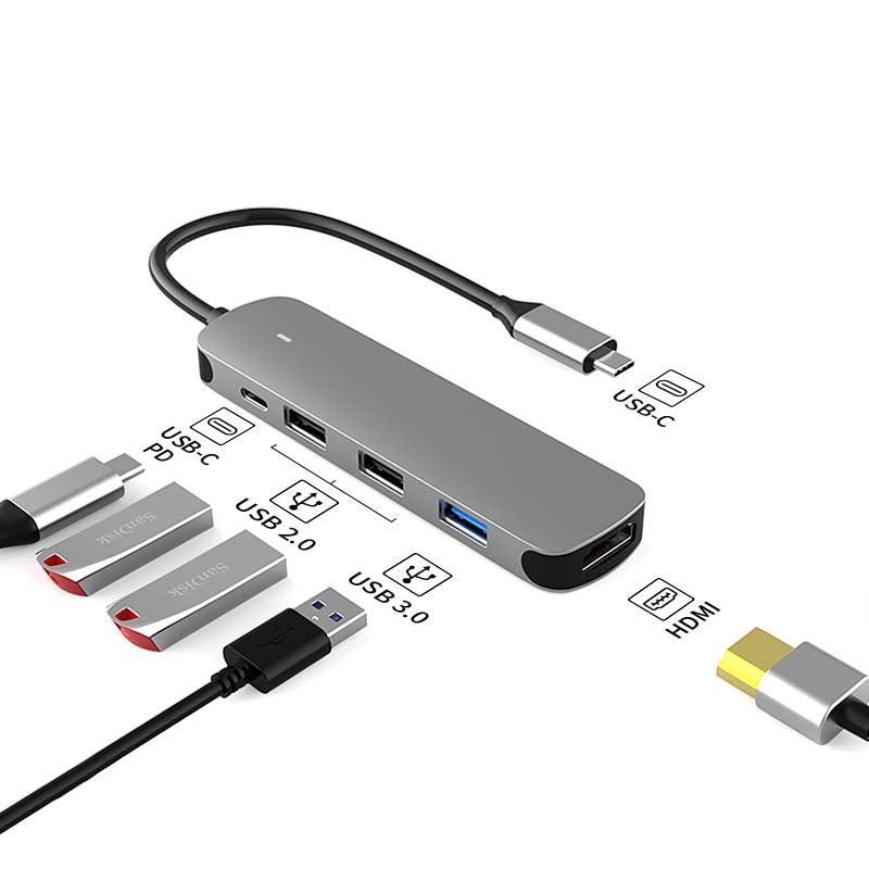 "Cyber" Wireless Charging USB 3.0 HUB Dock