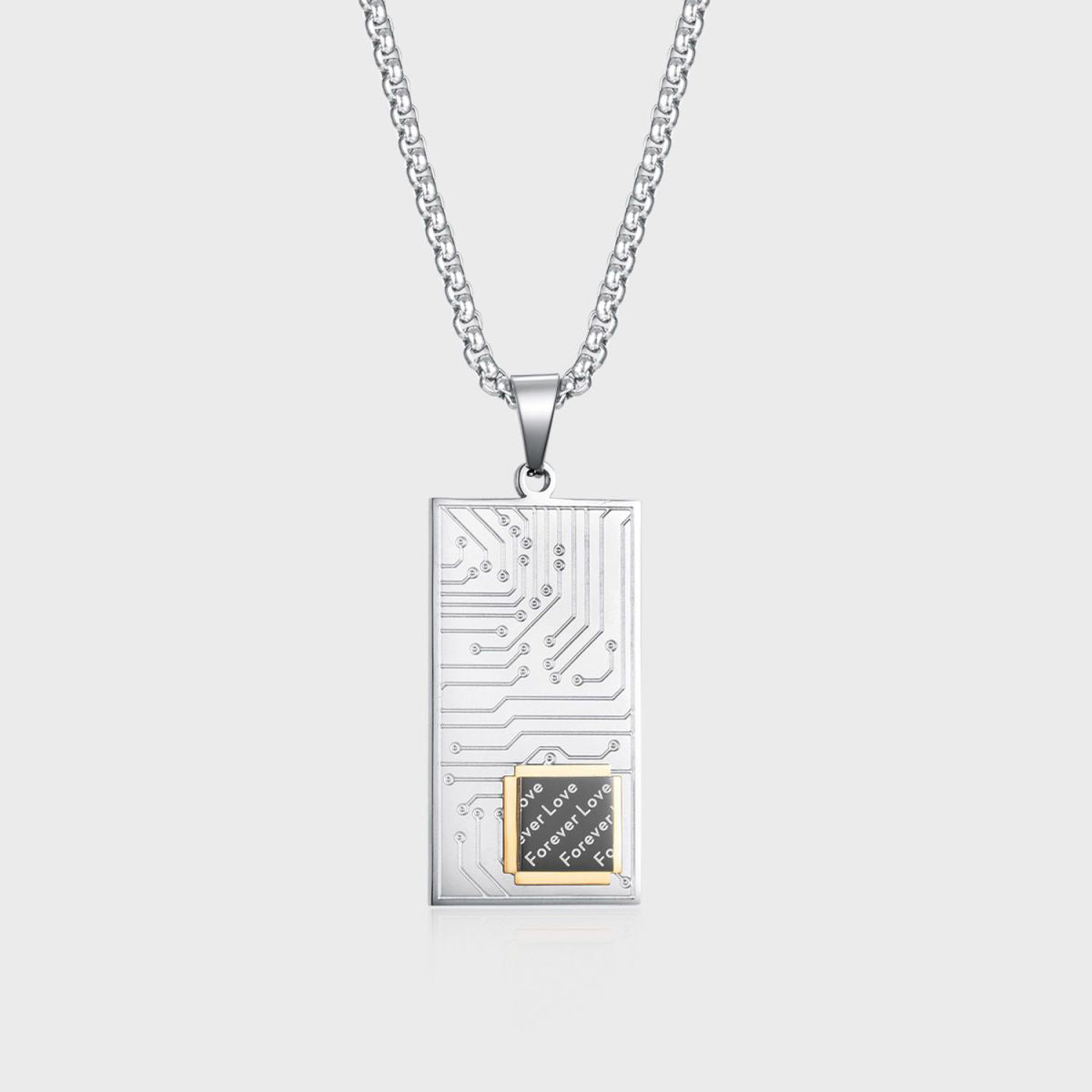 "Cyber Chic" Fashion Circuit Board Pendant