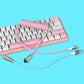 "Chubby" Custom Keyboard Charge Cable With Detachable Metal Aviator