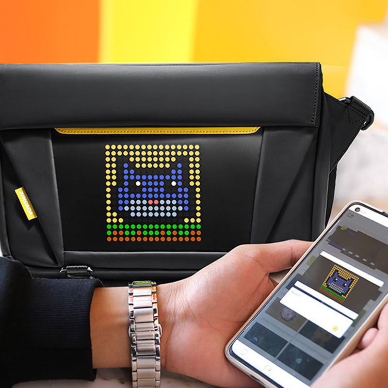 "Vibe" Personalised LED Display Pixel Crossbody Bag