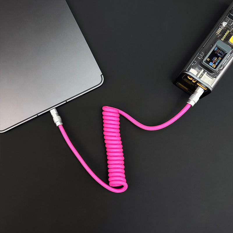 "Curly Chubby" Car-friendly Fast Charging Cable