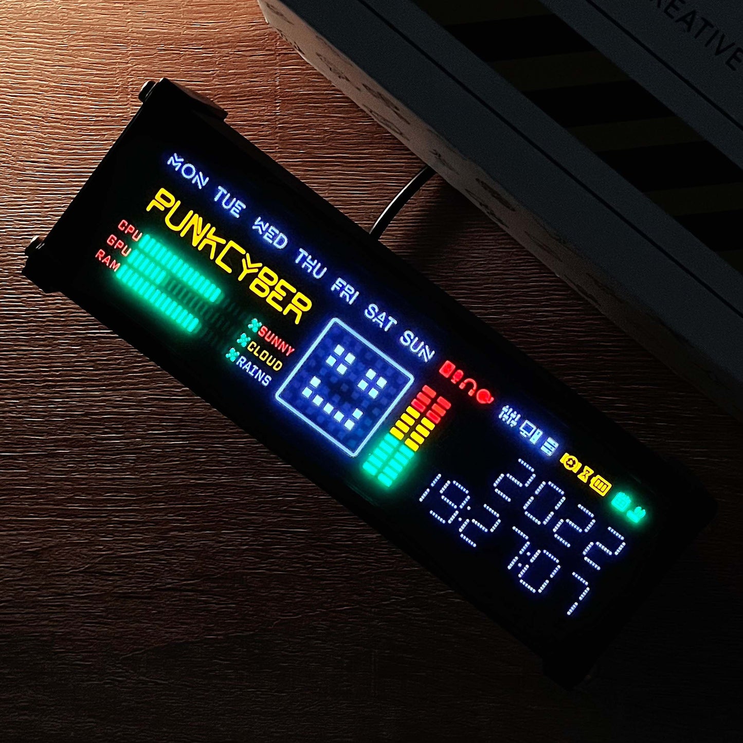 "Cyber" Multifunctional Electronic Clock