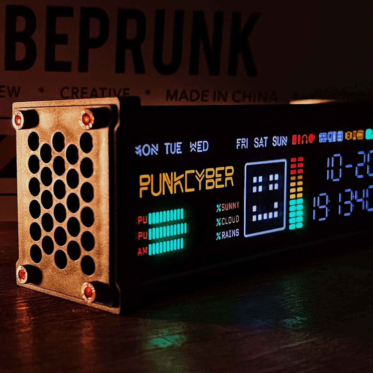 "Cyber" Multifunctional Electronic Clock