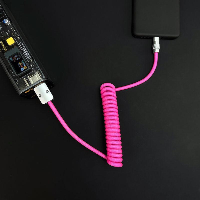 "Curly Chubby" Car-friendly Fast Charging Cable