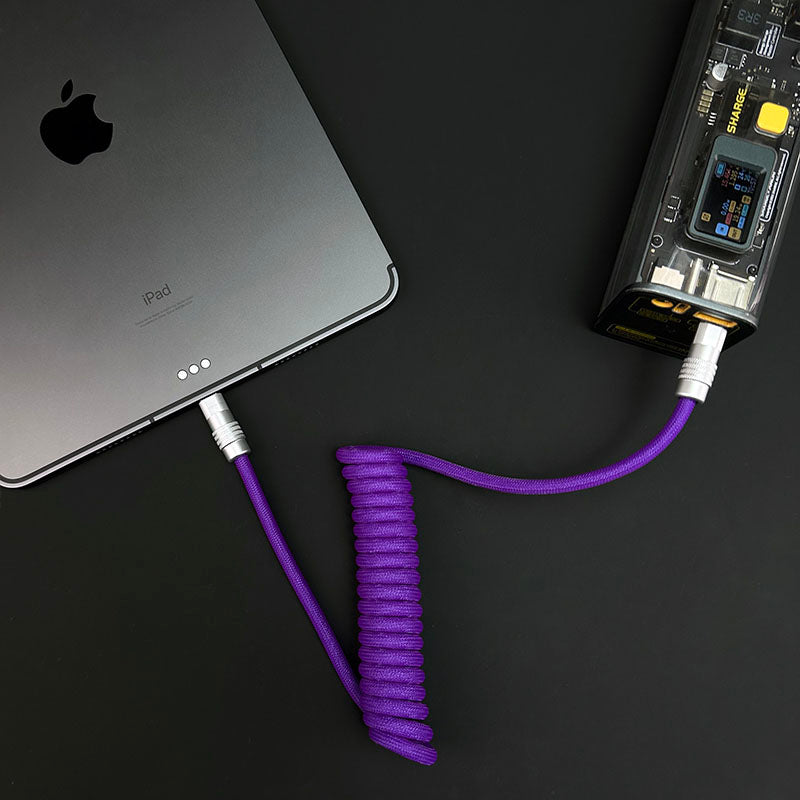 "Curly Chubby" Car-friendly Fast Charging Cable