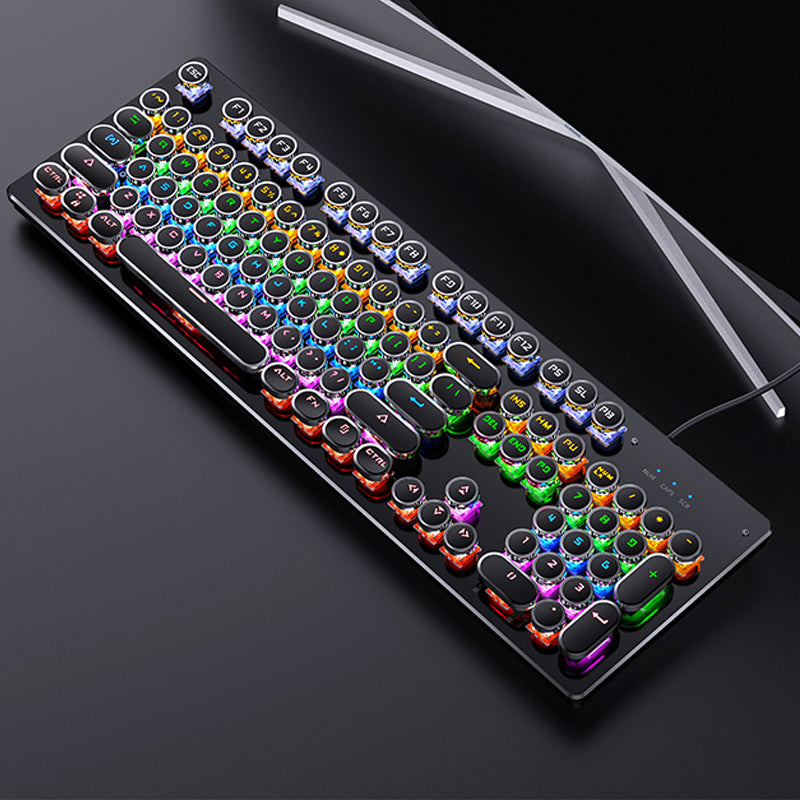 "Vibe" Retro Punk Wired Gaming Keyboard