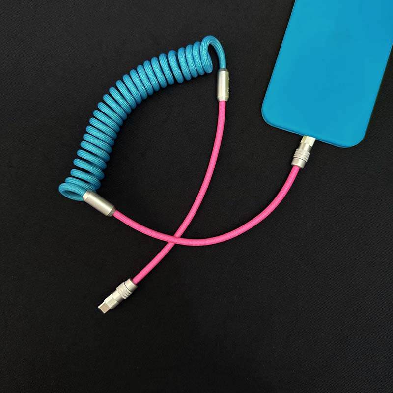 "Colorblock Chubby" Spring Charge Cable