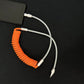 "Colorblock Chubby" Spring Charge Cable