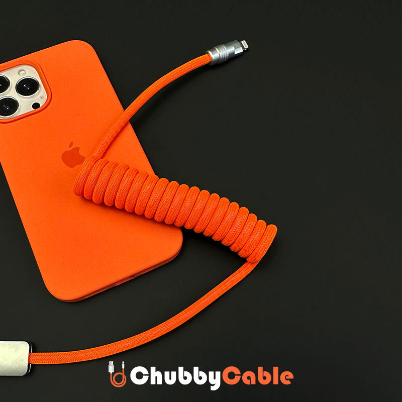 "Curly Chubby" Car-friendly Fast Charging Cable