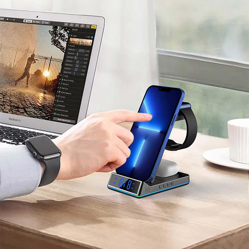 "Vibe" 5-in-1 Folding Wireless Charging Stand