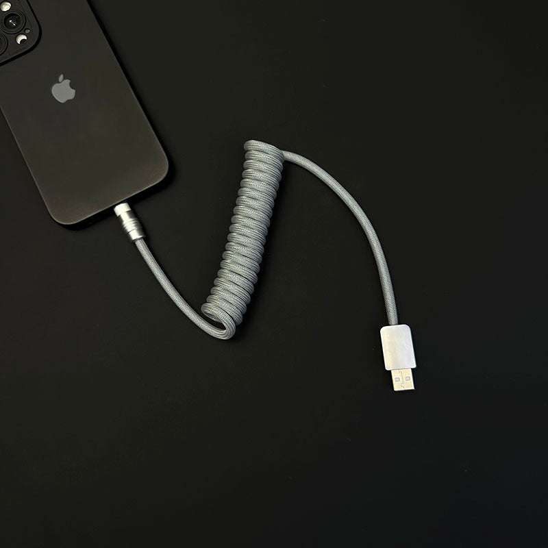 "Curly Chubby" Car-friendly Fast Charging Cable