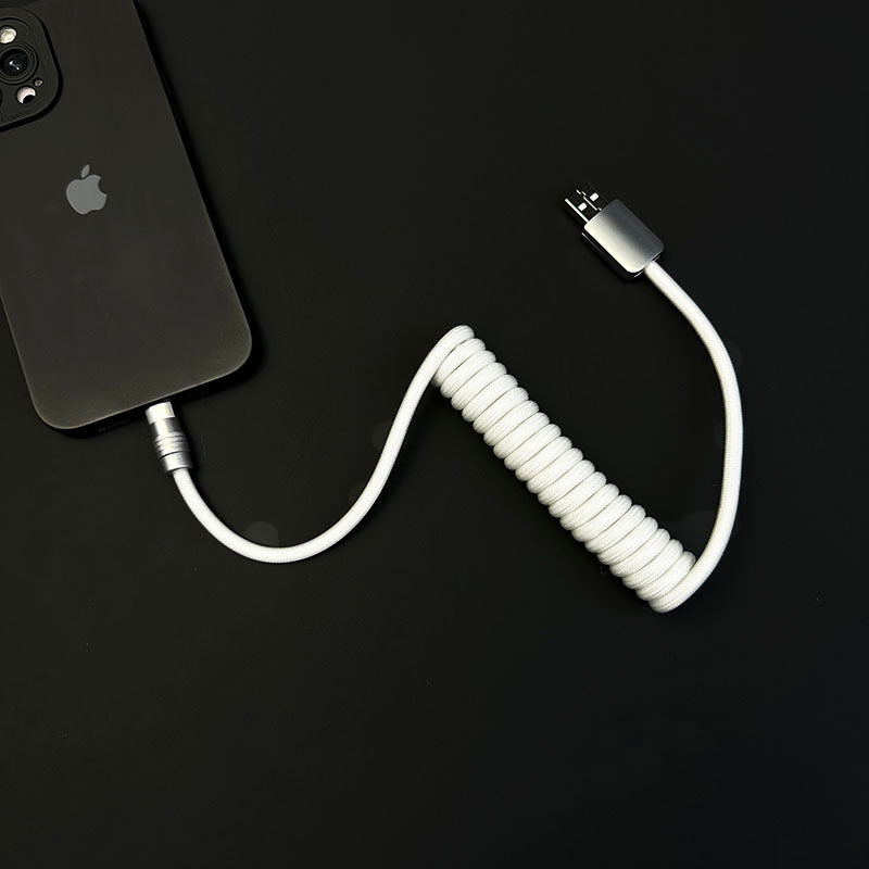 "Curly Chubby" Car-friendly Fast Charging Cable