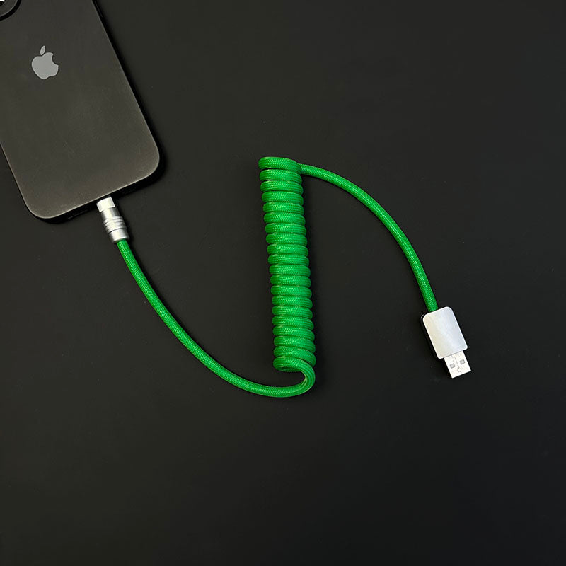 "Curly Chubby" Car-friendly Fast Charging Cable