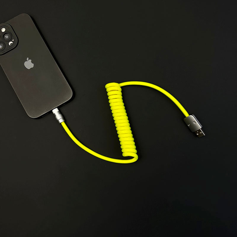 "Curly Chubby" Car-friendly Fast Charging Cable