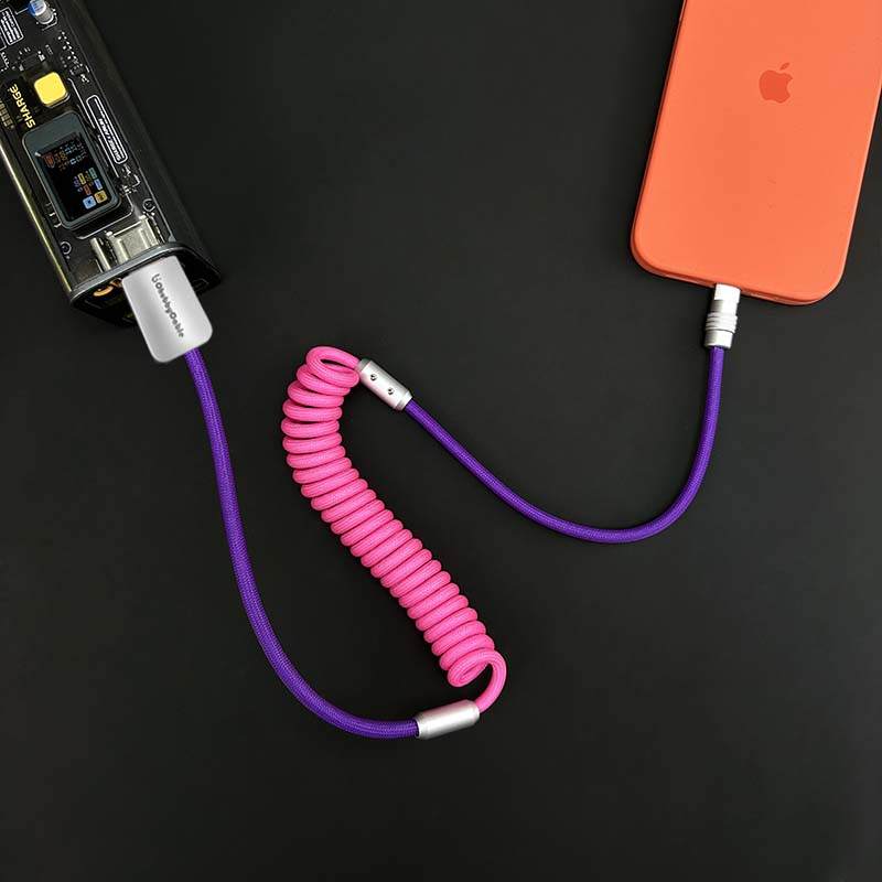 "Colorblock Chubby" Spring Charge Cable