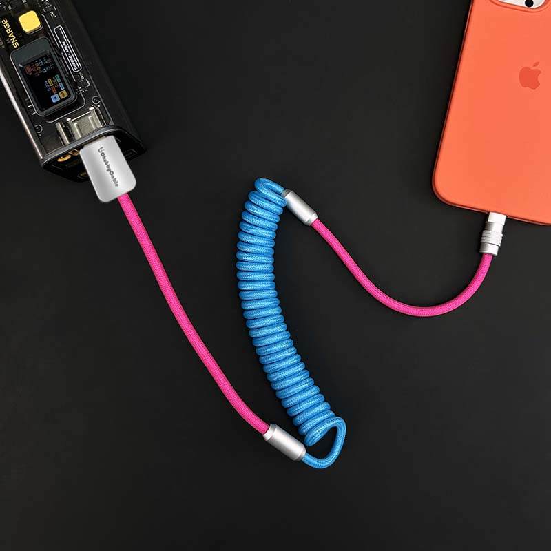 "Colorblock Chubby" Spring Charge Cable