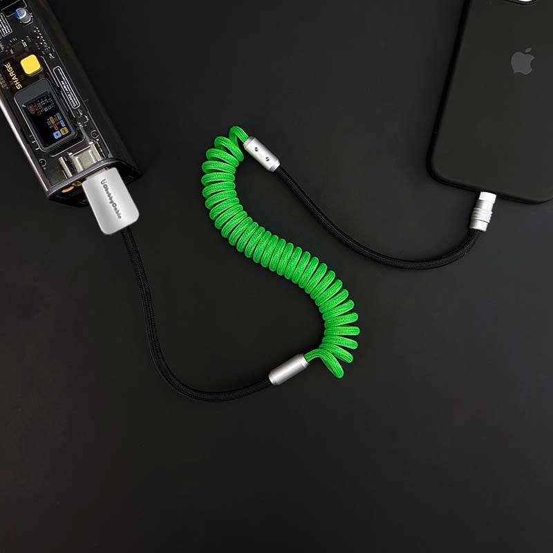 "Colorblock Chubby" Spring Charge Cable