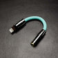 "U Chubby" C & Lightning to 3.5mm Audio Adapter