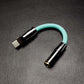 "U Chubby" C & Lightning to 3.5mm Audio Adapter