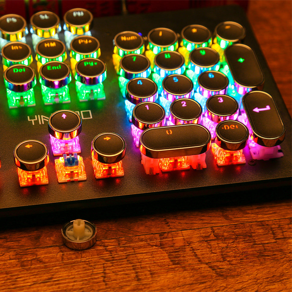 "Vibe" Retro Punk Wired Gaming Keyboard