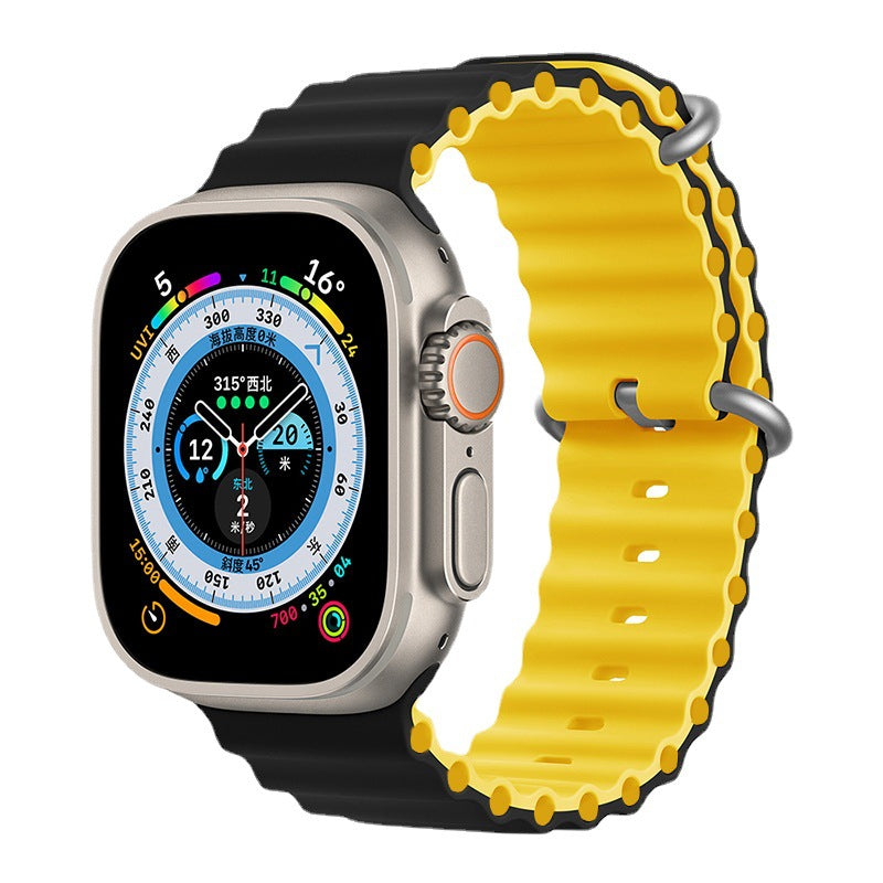 "Chubby" Bicolor Silicone Iwatch Strap