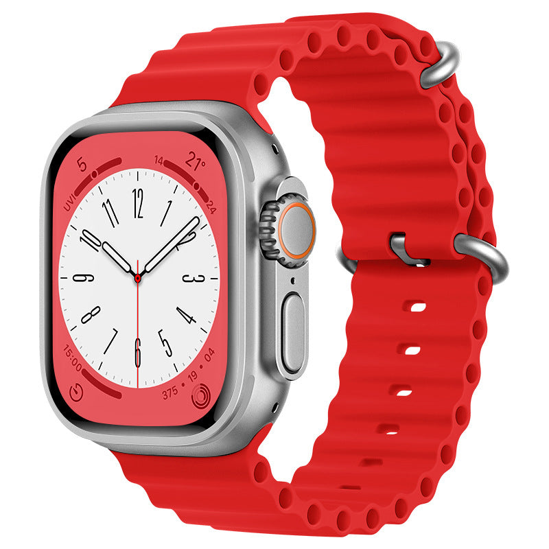 "Chubby" Bicolor Silicone Iwatch Strap