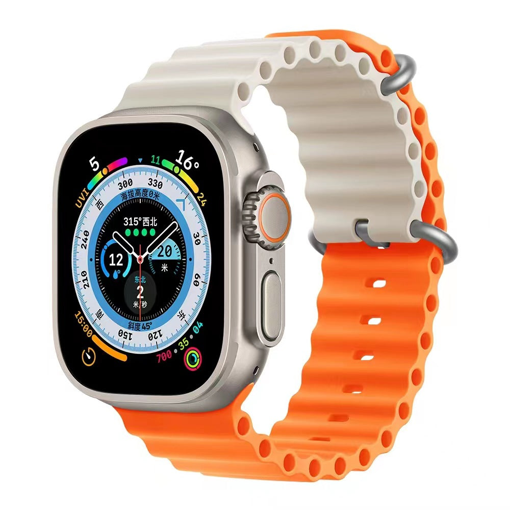 "Chubby" Bicolor Silicone Iwatch Strap