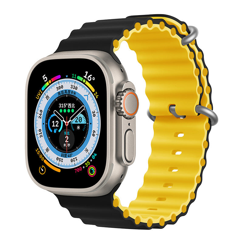 "Chubby" Bicolor Silicone Iwatch Strap