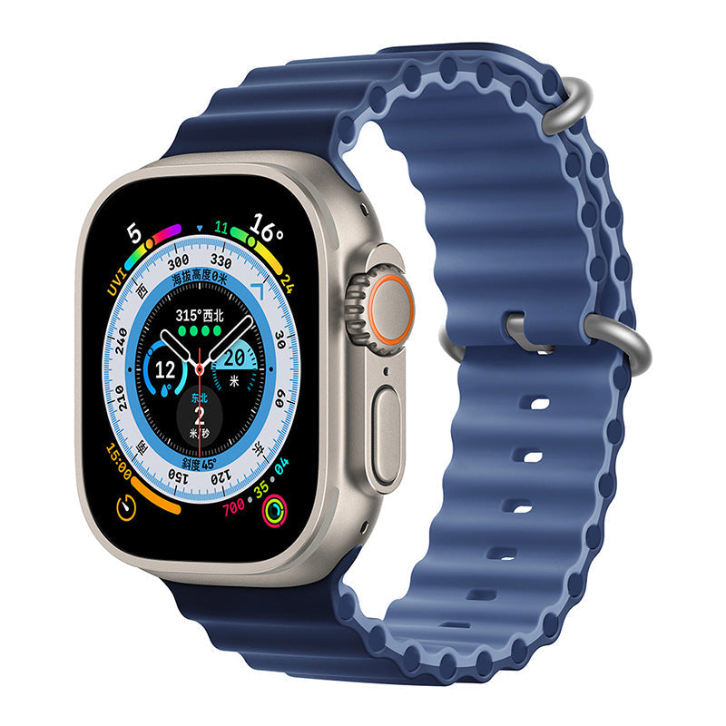 "Chubby" Bicolor Silicone Iwatch Strap