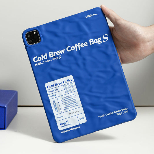 “Hardcore Metal" Soft Niche Blue Personality ipad Case