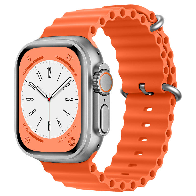 "Chubby" Bicolor Silicone Iwatch Strap