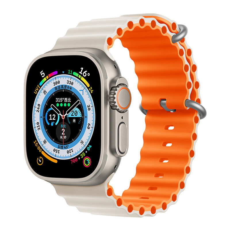 "Chubby" Bicolor Silicone Iwatch Strap