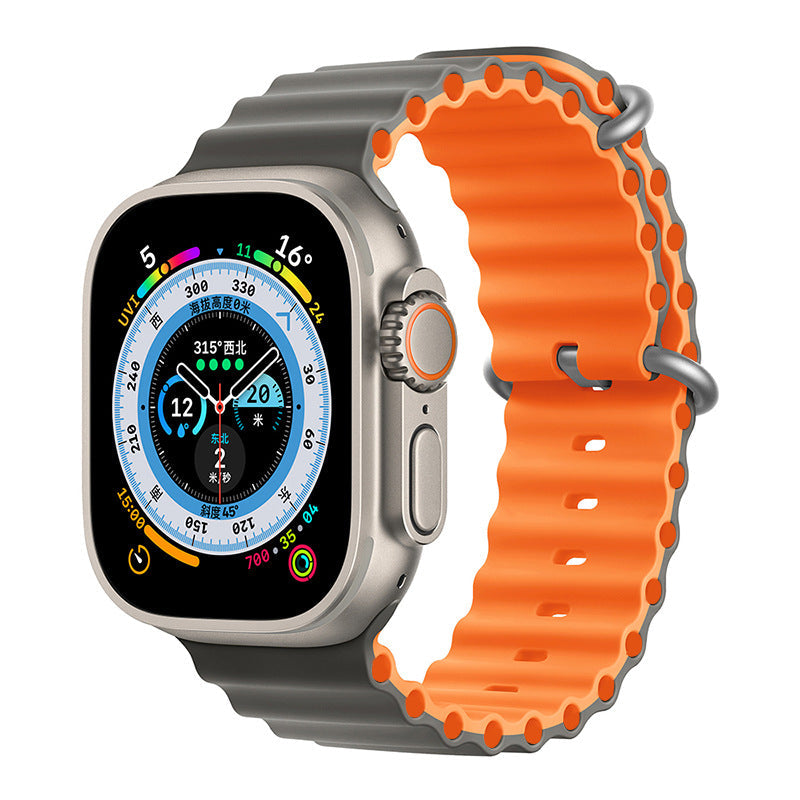 "Chubby" Bicolor Silicone Iwatch Strap