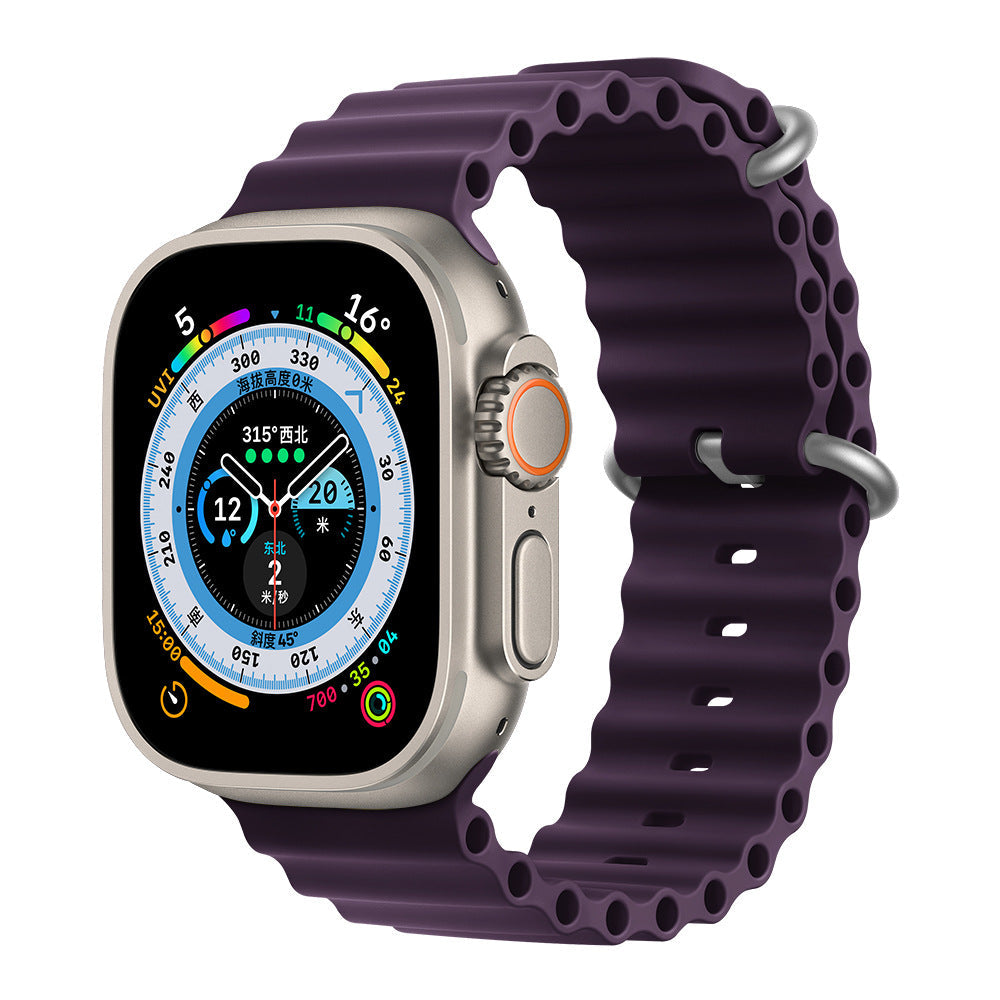 "Chubby" Bicolor Silicone Iwatch Strap