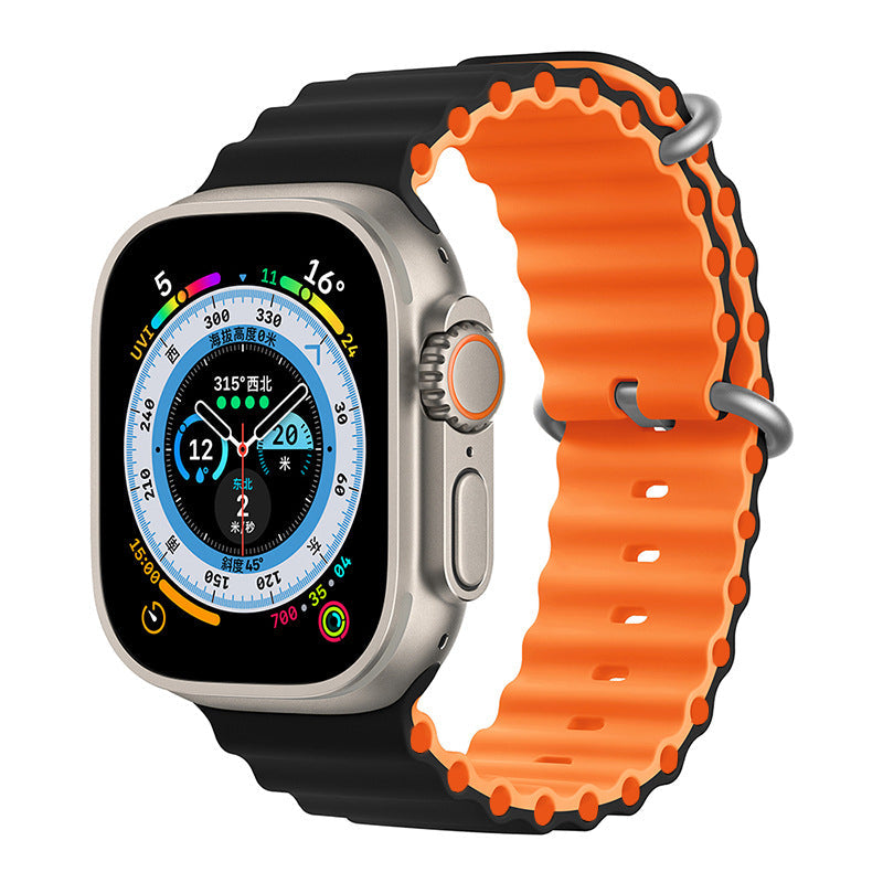 "Chubby" Bicolor Silicone Iwatch Strap