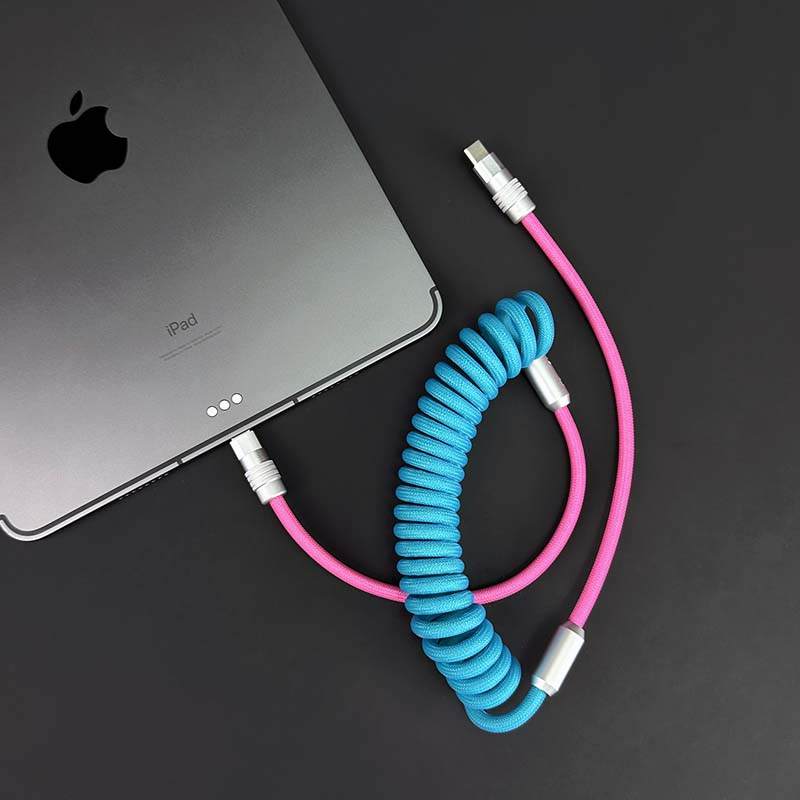 "Colorblock Chubby" Spring Charge Cable