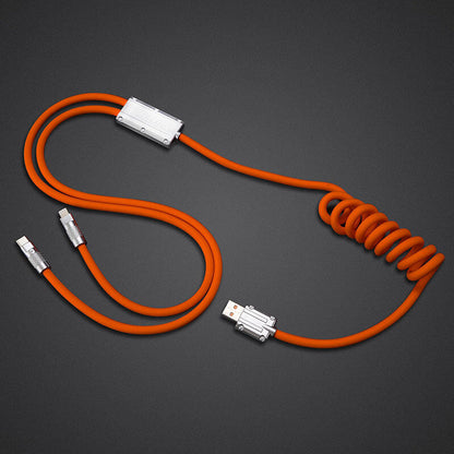 "Chubby Plus" 2 IN 1 Fast Charge Cable (C+Lightning)