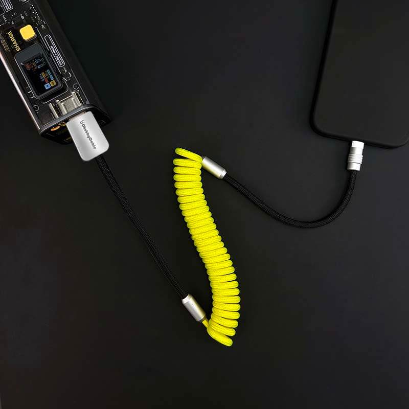 "Colorblock Chubby" Spring Charge Cable