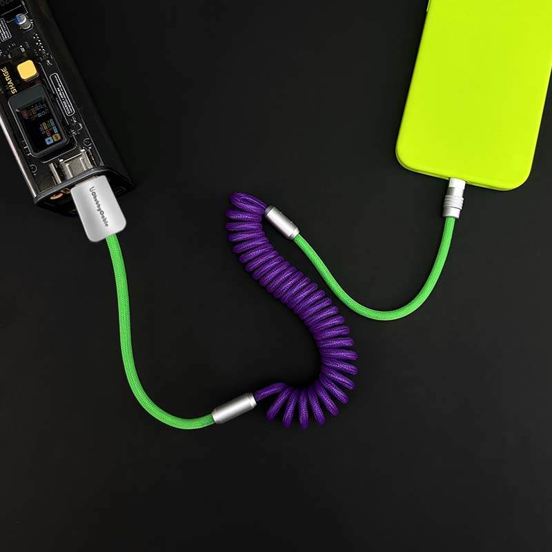 "Colorblock Chubby" Spring Charge Cable